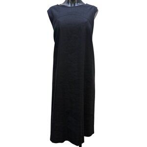 Lafayette 148 New York  Black Sleeveless A-Line Dress XL